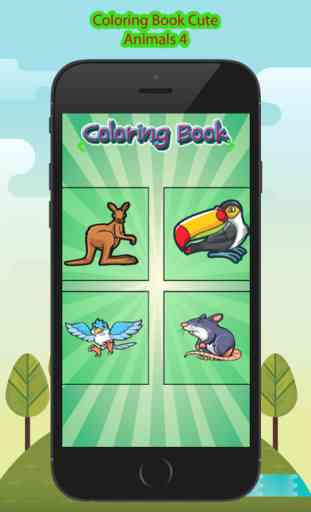 Coloring Book - Desenho e pintura colorida para crianças jogos grátis NewAllAndCuteAnimals 3