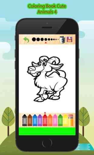 Coloring Book - Desenho e pintura colorida para crianças jogos grátis NewAllAndCuteAnimals 4
