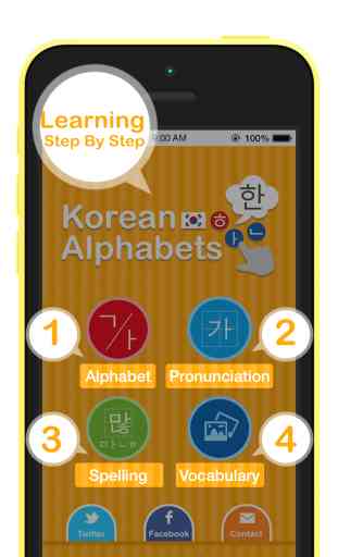 Alfabetos coreano grátis 1