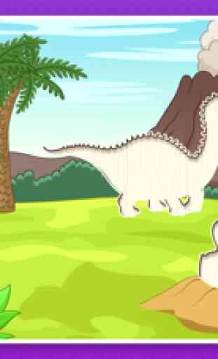 Jogos de bebê: Puzzle de dinossauros para crianças 3