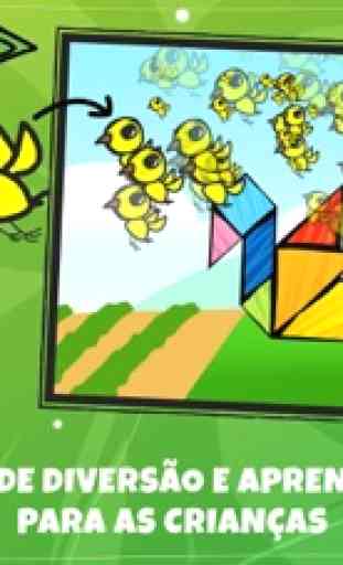 Puzzles Tangram Para Crianças: Natal, Jogos Educativos 3