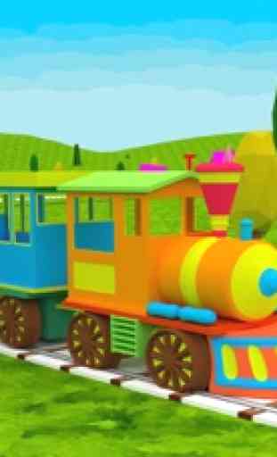 Timpy trem de ABC - jogo de criança de 3-D 1