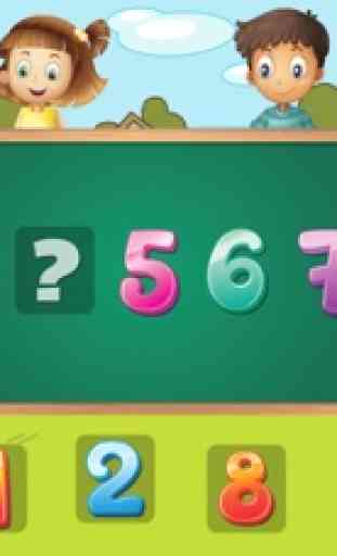 Matemática divertida para as crianças - números de aprendizagem, adição e subtração facilitada 3