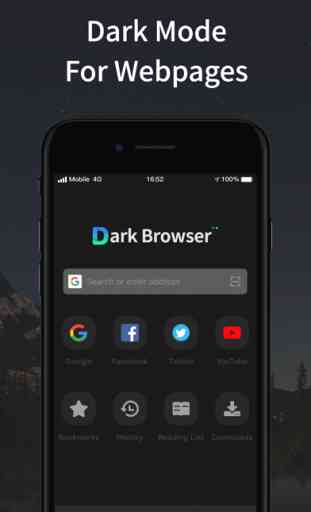 Dark Browser-Private Navegador 1