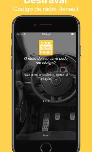 Código de rádio Renault 1