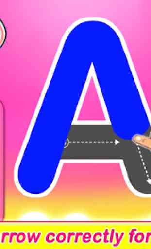 Alfabeto ABC - rastreamento de letra 1