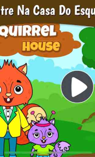 Animal Town - My Squirrel House para crianças 1