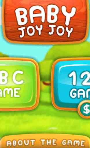 Baby Joy Joy: Aprender Super ABC e Números 1