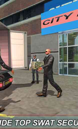 Bank Cash Transit 3D: Segurança Van Simulator 2018 3