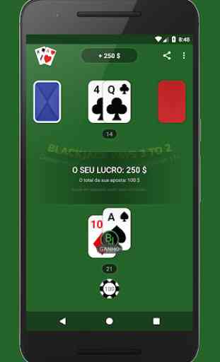 Blackjack - Gratuito e Português 2