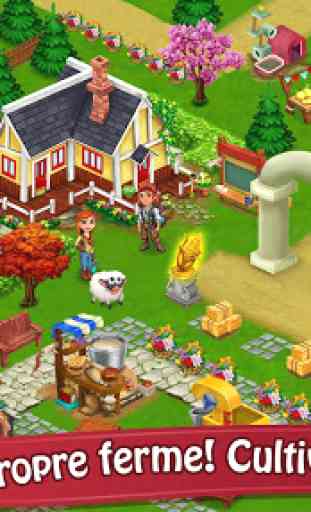Dia fazenda aldeia agrícola: jogos offline 1
