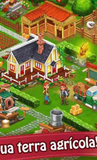Dia fazenda aldeia agrícola: jogos offline 4