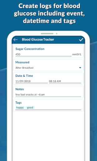 Diabetes Diary - Blood Glucose Tracker 4