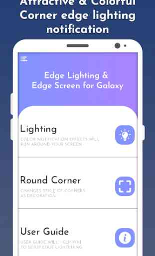 Edge Lighting & Edge Screen for Galaxy 3