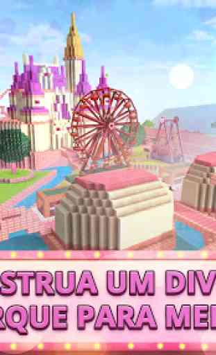 Girls Theme Park Craft: Parque de Diversões 3D 1