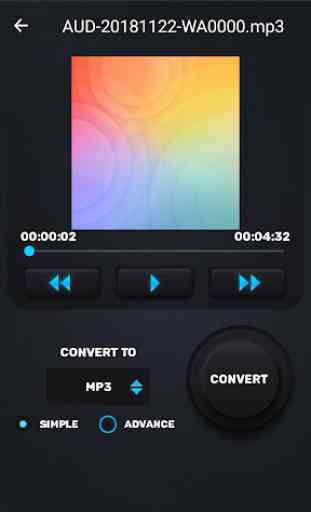 MP3 WAV AAC M4A Áudio Cortador, Conversor, Fusão 4
