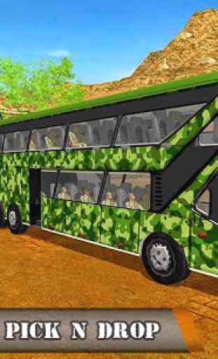 Ônibus do exército dirigindo 2019 - transportador 1