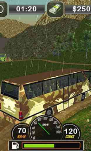 Ônibus do exército dirigindo 2019 - transportador 3