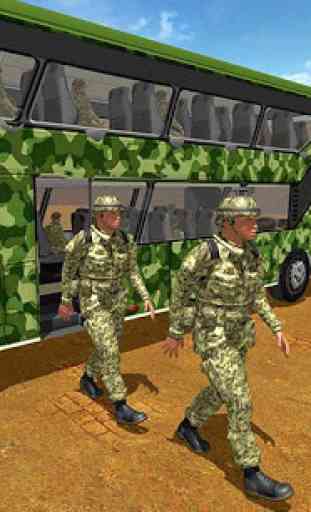 Ônibus do exército dirigindo 2019 - transportador 4