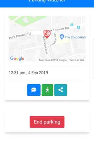 Parking Watcher - Find parking and park your car 2