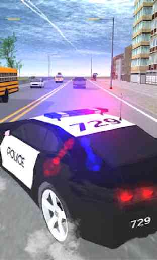 Polícia e Car Game Simulator 3D 1