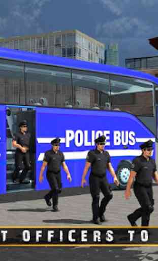 Polícia ônibus dirigindo jogo 3
