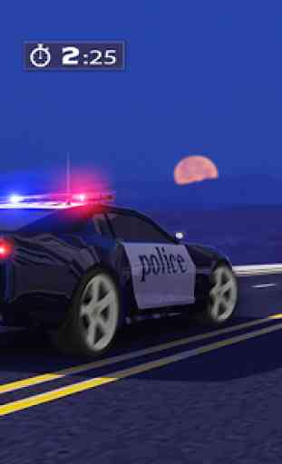 Rodovia Polícia correr atrás Alta velocidade Carro 4