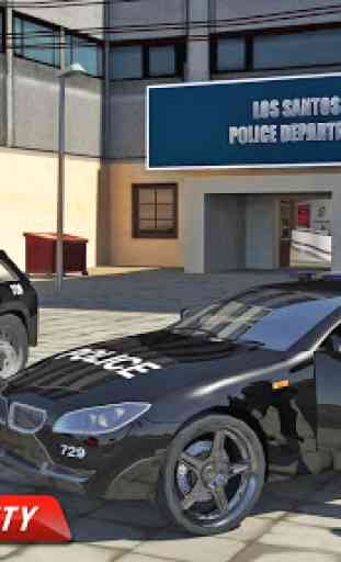 Simulador de carro de polícia - Police Car Sim 4