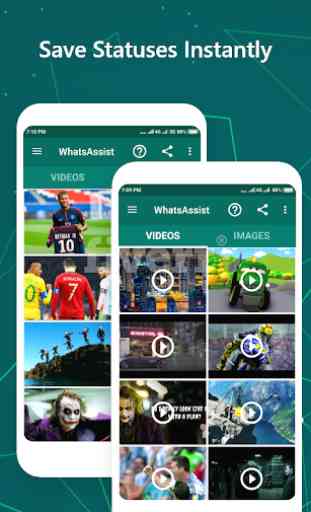 WhatsAssist: Status Saver Image & Video Downloader 2
