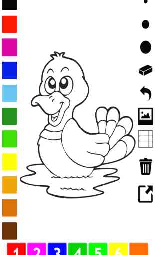 Ativos! Livro Para Colorir de Aves Para Crianças: Imagens Como Pingüim, Pato, Coruja, Flamingo e Papagaio 2