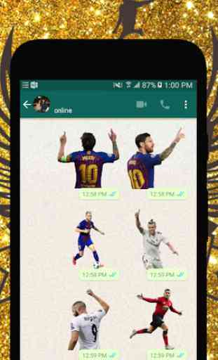 Adesivos de futebol para WhatsApp (WAStickerApps)⚽ 3