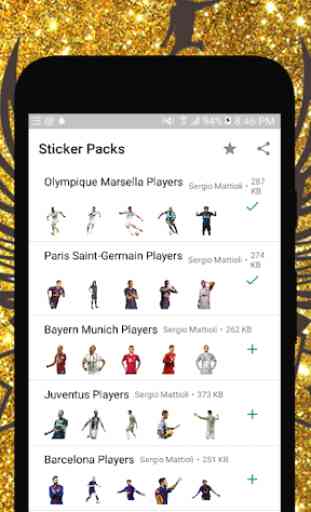 Adesivos de futebol para WhatsApp (WAStickerApps)⚽ 4