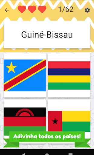 Africa países Quiz - bandeiras, mapas e capitais 3