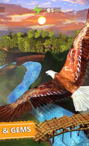 Águia dourada: simulação de vida selvagem 1