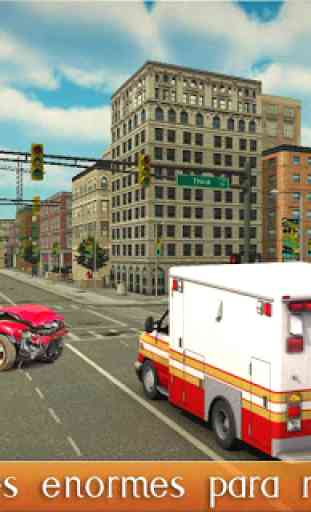 Ambulância Simulador - Emergência Resgate 2017 2