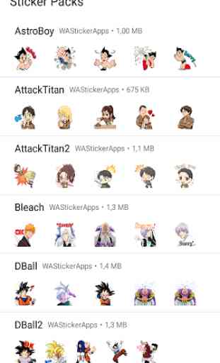 Anime Sticker WhatsApp - 1000+ Anime WAStickerApps 4