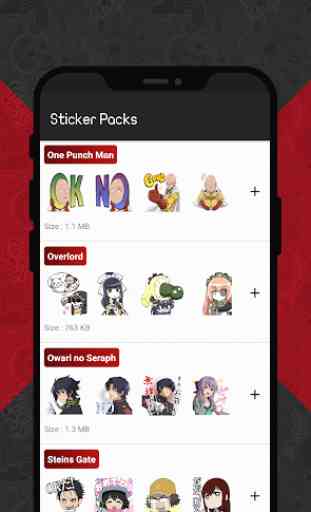 Anime Stickers for WhatsApp (WAStickerApps) 1