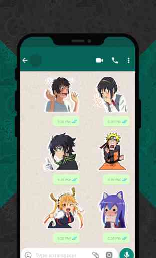 Anime Stickers for WhatsApp (WAStickerApps) 4