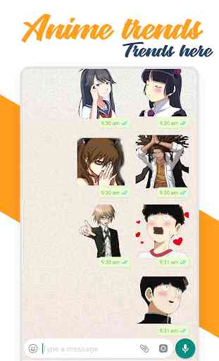 Anime Stickers for WhatsApp - (WAStickerApps) 1