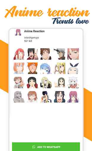 Anime Stickers for WhatsApp - (WAStickerApps) 4
