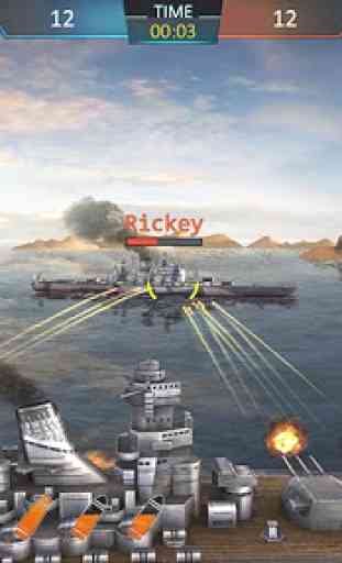 Ataque de Navio de Guerra 3D 1
