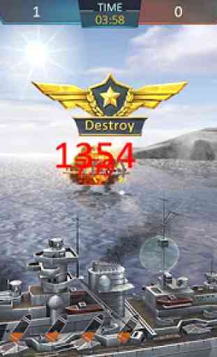 Ataque de Navio de Guerra 3D 4