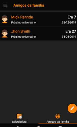 Calculadora de idade - lembrete de aniversário 3