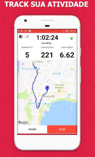 Caminhada fitness GPS & Pedômetro 1