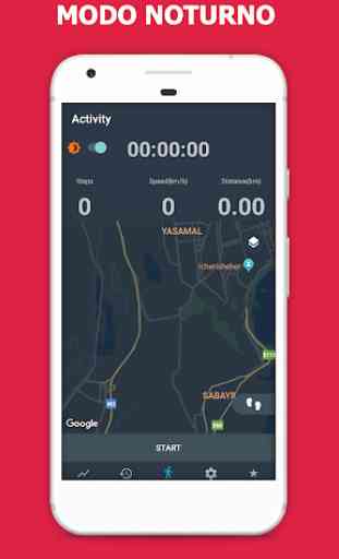 Caminhada fitness GPS & Pedômetro 2