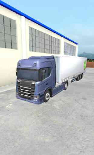 Caminhão Estacionamento Simulador 3D: Fábrica 1