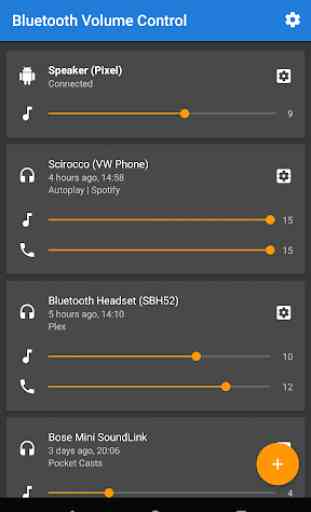 Controle de Volumes Bluetooth 1