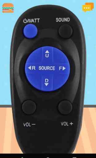 Controle remoto para rádio de carro JVC 1