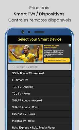 Controle Remoto para Smart TV 3