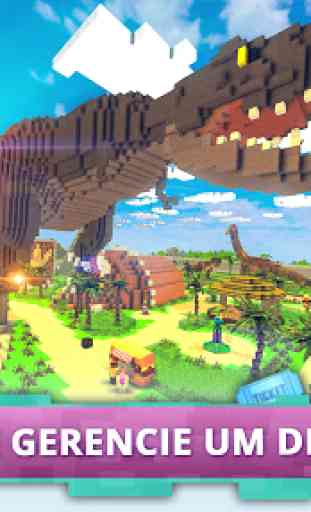 Dino Theme Park Craft: Crie Parque de Dinossauros 1